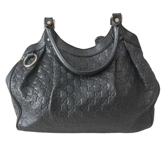 Gucci Handbags - Gucci Sukey Black Leather Purse Bag